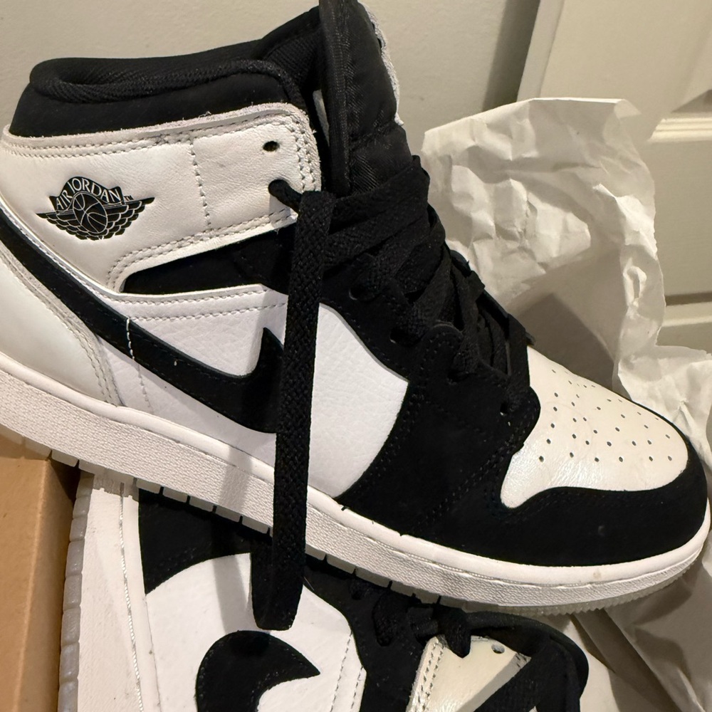 Air Jordan Black and White Sneakers